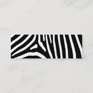 Zebrastrepen Mini Visitekaartje