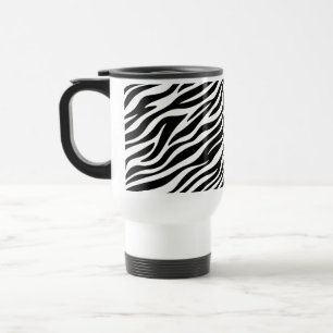 Zebrastrepen Naadloos Patroon Dierenprint-60492 Reisbeker