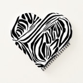Zebrastrepen Notitieboek (Achterkant)