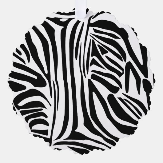 Zebrastrepen Ornament Kaart (Voorkant)