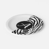 Zebrastrepen Papieren Bordje (Gekanteld)