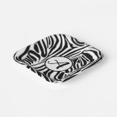 Zebrastrepen Papieren Bordje (Gebogen)