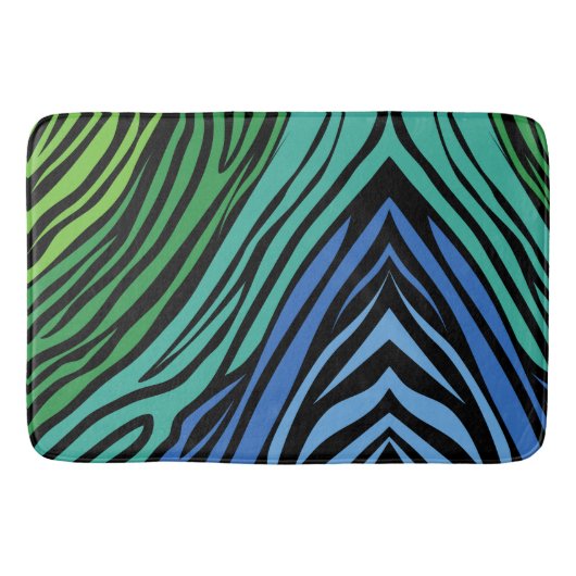 Zebrastrepen Patroon Badmat (Voorkant)
