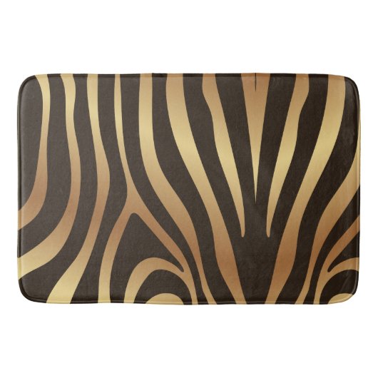 Zebrastrepen Patroon Badmat (Voorkant)