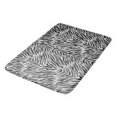 Zebrastrepen Patroon Badmat (Gekanteld)
