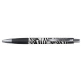 Zebrastrepen Pen (Achterkant)