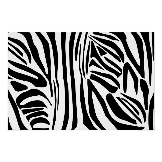 Zebrastrepen Perfect Poster (Voorkant)
