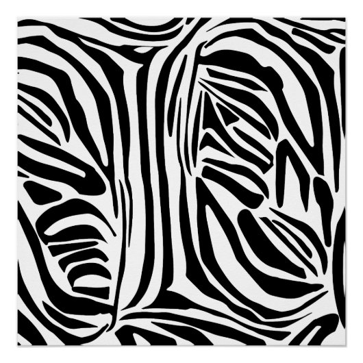 Zebrastrepen Perfect Poster (Voorkant)