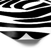 Zebrastrepen Perfect Poster (Hoek)
