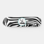 Zebrastrepen Persoonlijk Skateboard (Horizontaal)