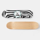 Zebrastrepen Persoonlijk Skateboard (Horizontaal)