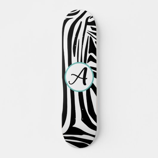 Zebrastrepen Persoonlijk Skateboard (Voorkant)