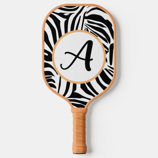 Zebrastrepen Pickleball Paddle (Voorkant)