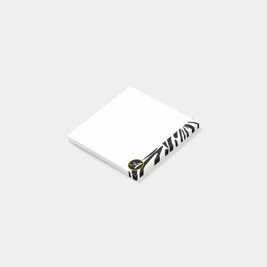 Zebrastrepen Post-it® Notes (Schuin)
