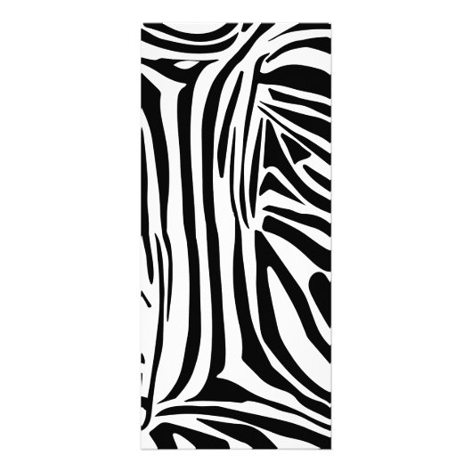 Zebrastrepen Reclamekaart (Voorkant)