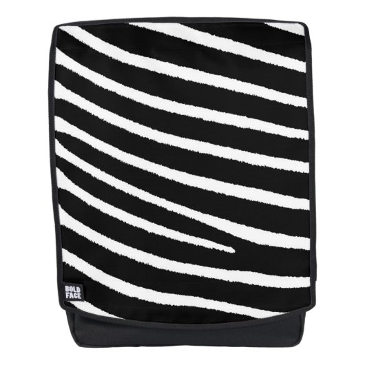 Zebrastrepen Rugtassen (Voorkant)