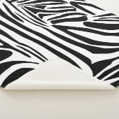 Zebrastrepen Sherpa Deken (3/4)