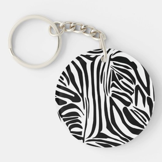 Zebrastrepen Sleutelhanger (Voorkant)