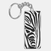 Zebrastrepen Sleutelhanger (Voorkant Links)