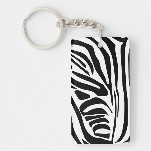Zebrastrepen Sleutelhanger (Voorkant)