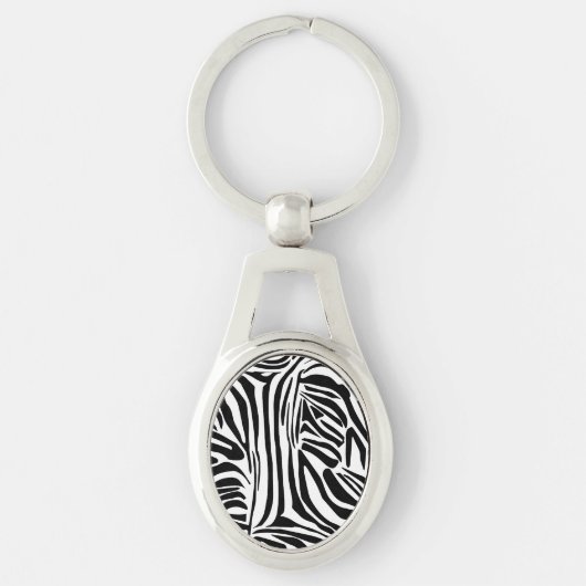 Zebrastrepen Sleutelhanger (Voorkant)