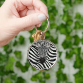 Zebrastrepen Sleutelhanger (Hand)