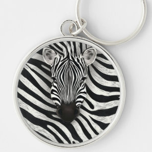 Zebrastrepen Sleutelhanger