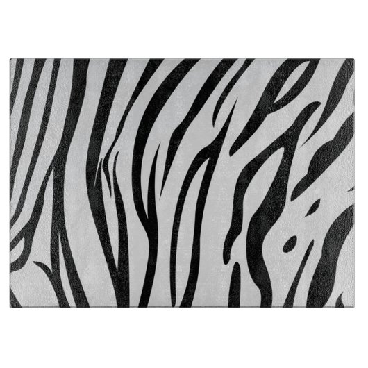 Zebrastrepen Snijplank (Voorkant)