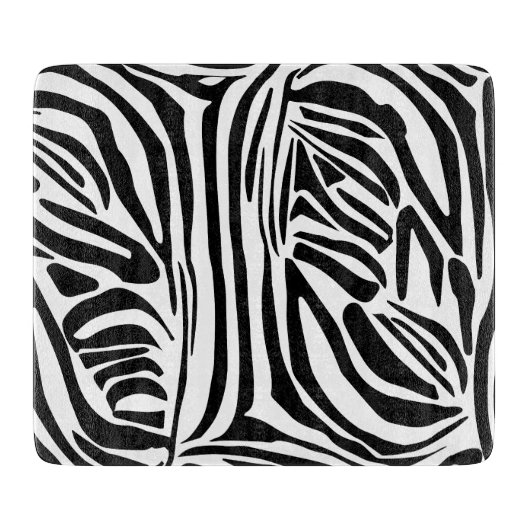 Zebrastrepen Snijplank (Voorkant)