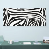 Zebrastrepen Spandoek (Beurs)