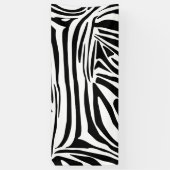 Zebrastrepen Spandoek (Verticaal)