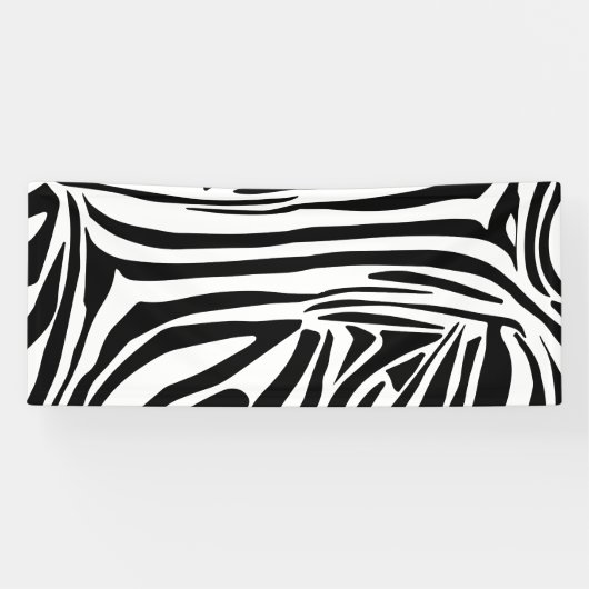 Zebrastrepen Spandoek (Horizontaal)