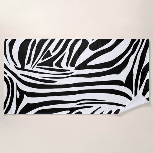 Zebrastrepen Strandlaken (Voorkant)