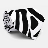 Zebrastrepen Stropdas (Opgerold)
