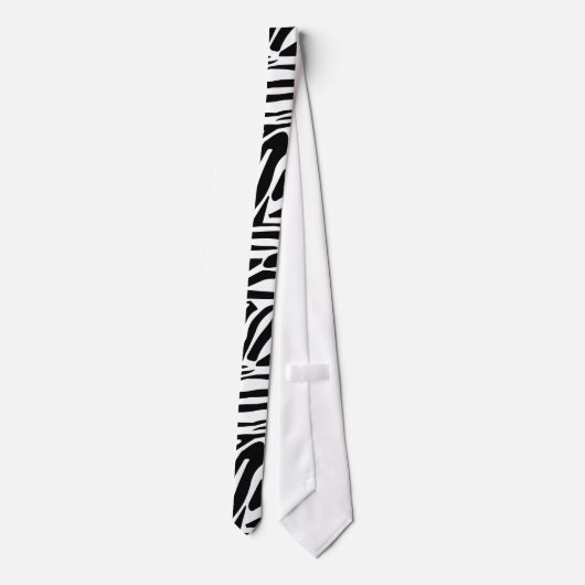 Zebrastrepen Stropdas (Achterkant)