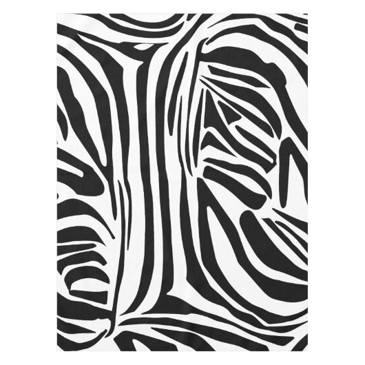 Zebrastrepen Tafelkleed (Voorkant)