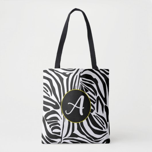 Zebrastrepen Tote Bag (Voorkant)