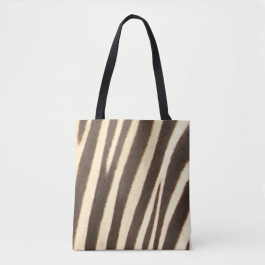 Zebrastrepen tote bag (Voorkant)