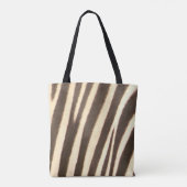 Zebrastrepen tote bag (Achterkant)