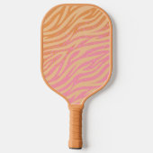Zebrastrepen Vette kleuren Pickleball Paddle (Achterkant)