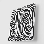 Zebrastrepen Vierkante Klok (Hoek)