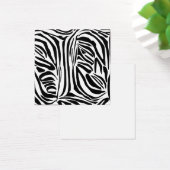 Zebrastrepen Vierkante Visitekaartjes (Bureau)