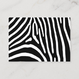 Zebrastrepen Visitekaartje