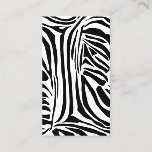Zebrastrepen Visitekaartje
