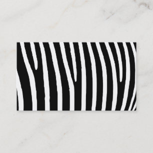 Zebrastrepen Visitekaartje