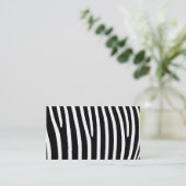 Zebrastrepen Visitekaartje (Staand voorkant)
