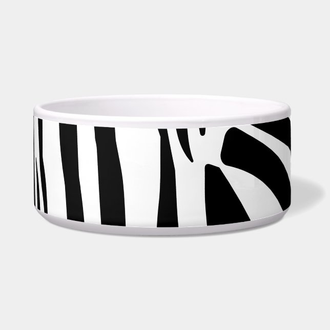 Zebrastrepen Voerbakje (Voorkant)