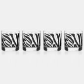 Zebrastrepen Whisky Glas (Achterkant)