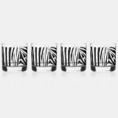 Zebrastrepen Whisky Glas (Links)