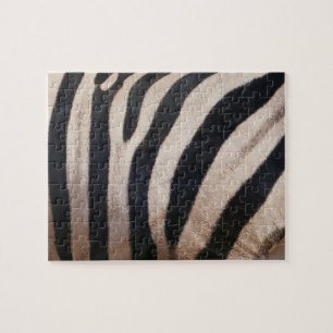 Zebrastrepen Zwart en Wit Legpuzzel